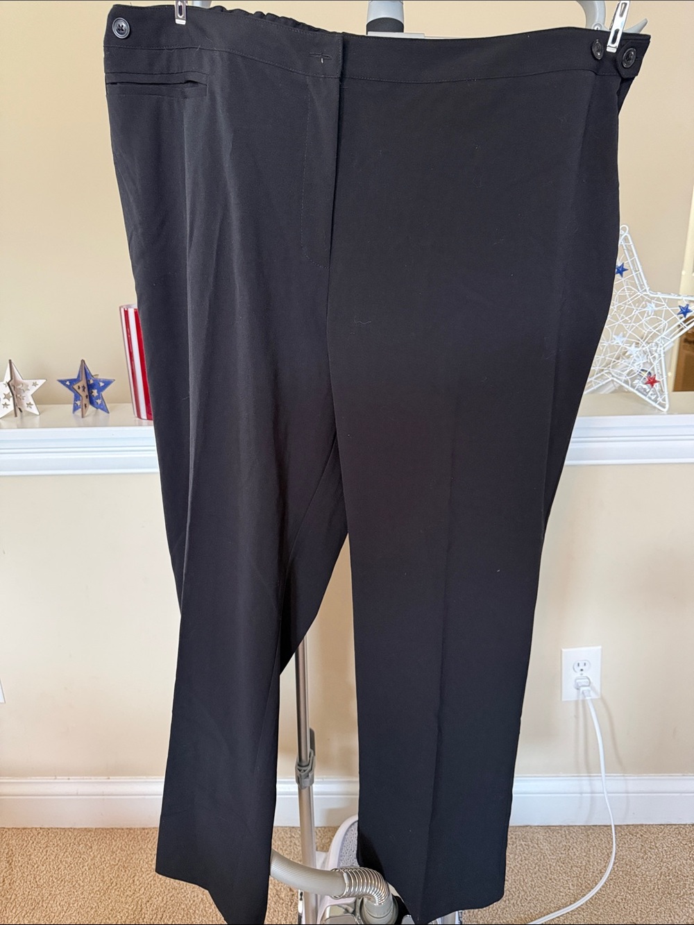 Catherines Black Women's Pants - Straight Leg size 26 Women’s